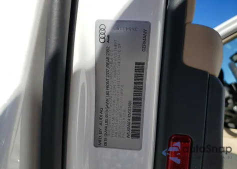 2019 Audi A4 Premium from USA, damaged, VIN WAUGMAF41KN021686